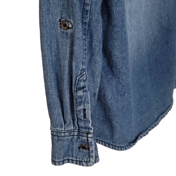 $10 Sale 7 For All Mankind Boys Denim Shirt - Picture 5 of 7